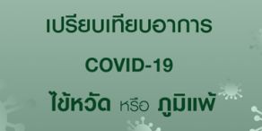 อาการระหว่างโรค COVID-19, ไข้หวัด, และภูมิแพ้